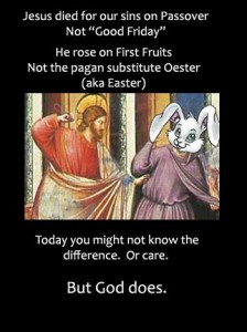 jesus against the easter bunny